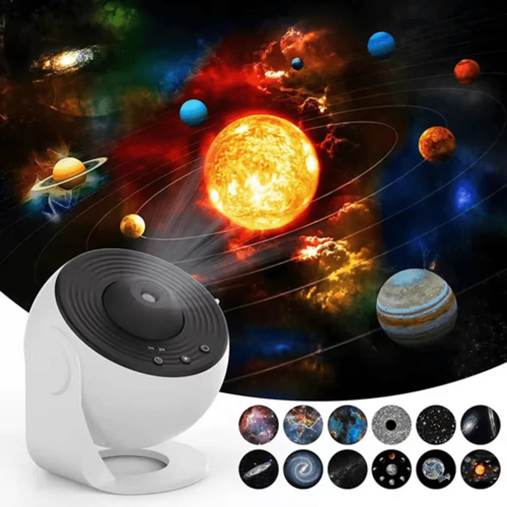Galaxy Projector HD 13 Interchangeable Discs 12-Hour Timer