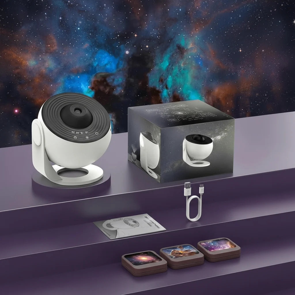 Galaxy Projector HD 13 Interchangeable Discs 12-Hour Timer