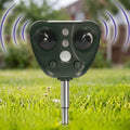 Garden Bird Repellent Solar-Powered Weatherproof 9 m Range