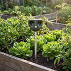 Garden Bird Repellent Solar-Powered Weatherproof 9 m Range