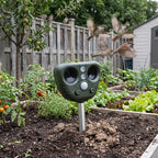 Garden Bird Repellent Solar-Powered Weatherproof 9 m Range