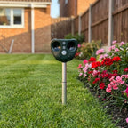 Garden Bird Repellent Solar-Powered Weatherproof 9 m Range