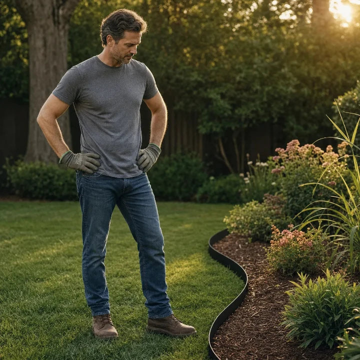 Garden Edging Flexible No Dig Anchor Pins