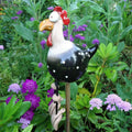 Garden Figurine Polka-Dot Weatherproof & UV-Resistant 11.8 Inch