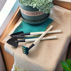 Garden Hand Tool Set Stainless Steel Ergonomic Grip Set of 6