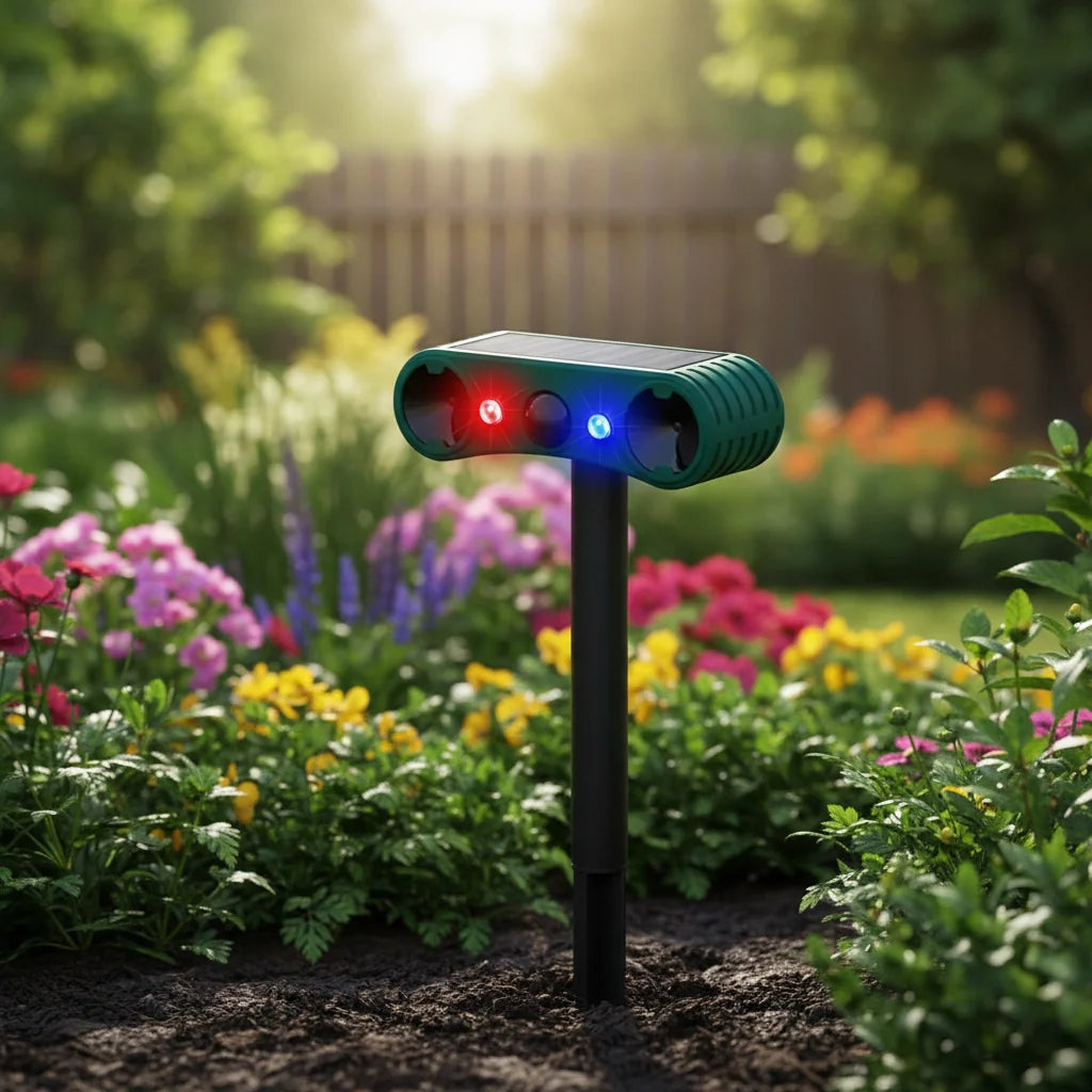 Garden Pest Repellent Motion-Activated Ultrasonic Weather-Resistant