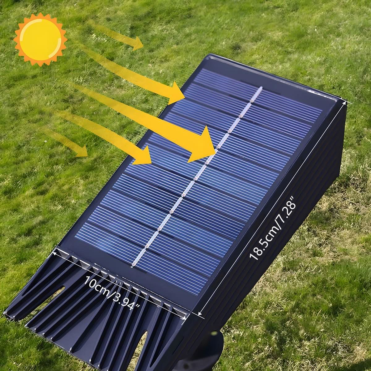 Garden Spotlight Solar Powered Adjustable Beam IP65