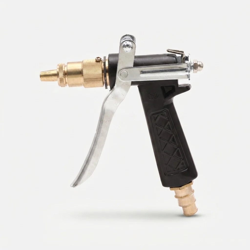 Garden Spray Gun High-Pressure Copper-Coated Brass Nozzle