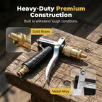 Garden Spray Gun High-Pressure Copper-Coated Brass Nozzle