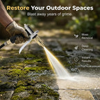 Garden Spray Gun High-Pressure Copper-Coated Brass Nozzle