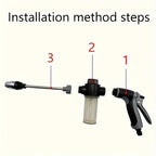 Garden Spray Gun High-Pressure & Foam Cannon
