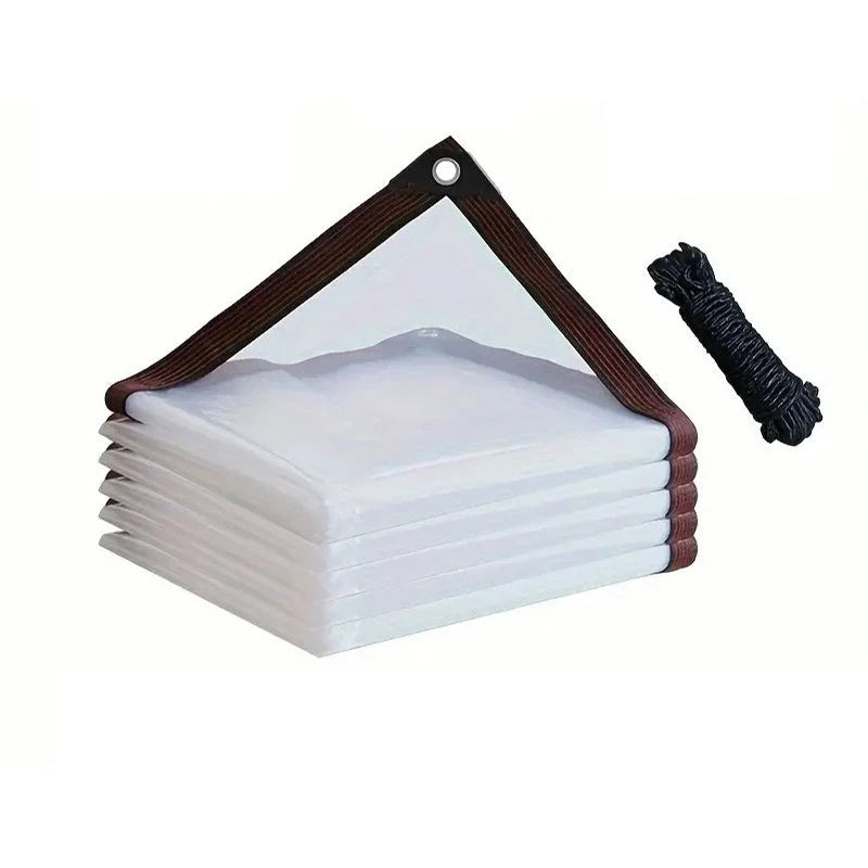 Garden Tarp Transparent Tear-Resistant Weather-Resistant