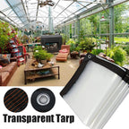 Garden Tarp Transparent Tear-Resistant Weather-Resistant