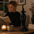 Garden Witch Figurine Hand-Painted Weather-Resistant Resin