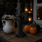 Garden Witch Figurine Hand-Painted Weather-Resistant Resin