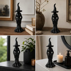 Garden Witch Figurine Hand-Painted Weather-Resistant Resin
