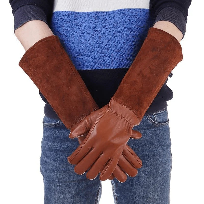 Gardening Gloves Reinforced Double Stitching Elastic Wrist Strap