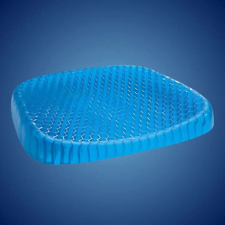 Gel Seat Cushion Honeycomb Breathable Mesh & Carry Handle