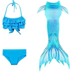 Girls Mermaid Swim Set 3-Piece With Tail
