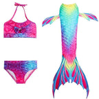 Girls Mermaid Swim Set 3-Piece With Tail