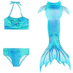 Girls Mermaid Swim Set 3-Piece With Tail