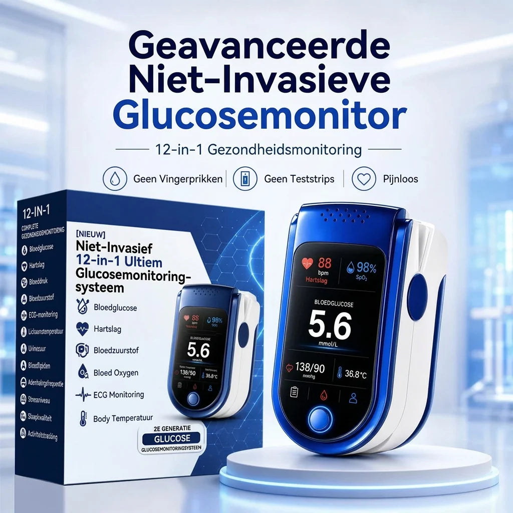 Glucose Monitor Non-Invasive Needle-Free Daily Monitoring