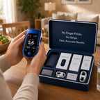 Glucose Monitor Noninvasive Laser Scanning Compact Display