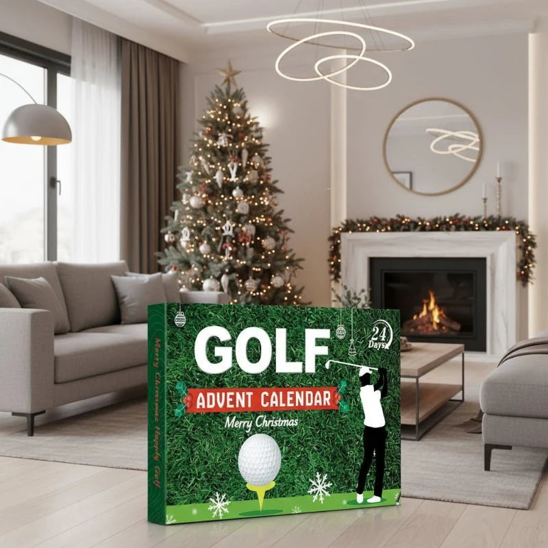 Golf Advent Calendar 24-Day Countdown 24 Accessories