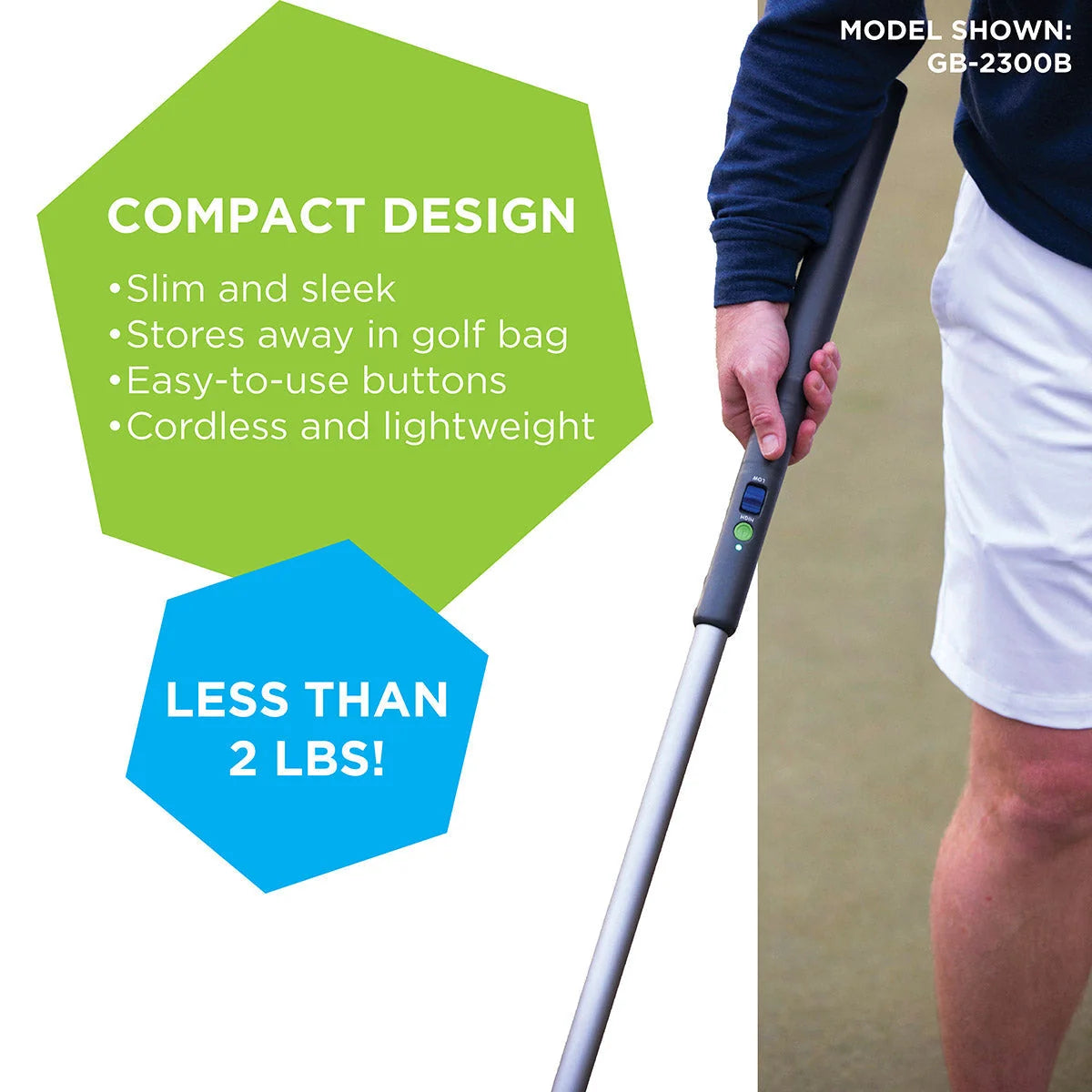 Golf Blower Cordless 80 MPH Compact