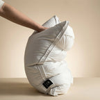 Goose Down Pillow Soft Support Breathable Cotton Cover Machine Washable