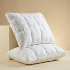 Goose Down Pillow Soft Support Breathable Cotton Cover Machine Washable