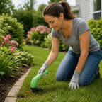 Grass Trimmer Cordless Rechargeable Adjustable Cutting Head Lightweight
