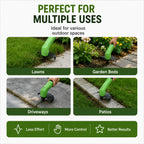 Grass Trimmer Cordless Rechargeable Adjustable Cutting Head Lightweight