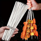 Grill Skewer Set Stainless Steel With Storage Tube