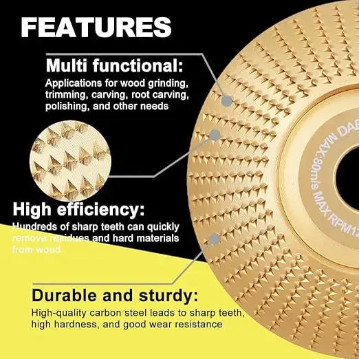 Grinding Disc Set Tungsten Carbide Tips