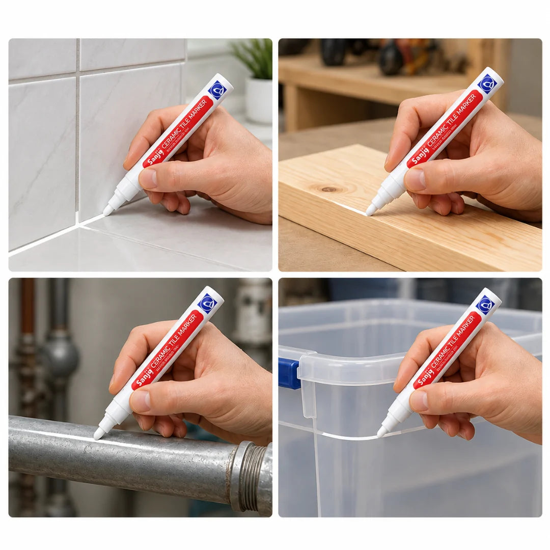 Grout Pen Oil-Based Waterproof 3 mm Precision Tip