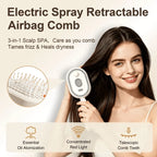 Hair Care Comb 3-In-1 Red Light & Spray
