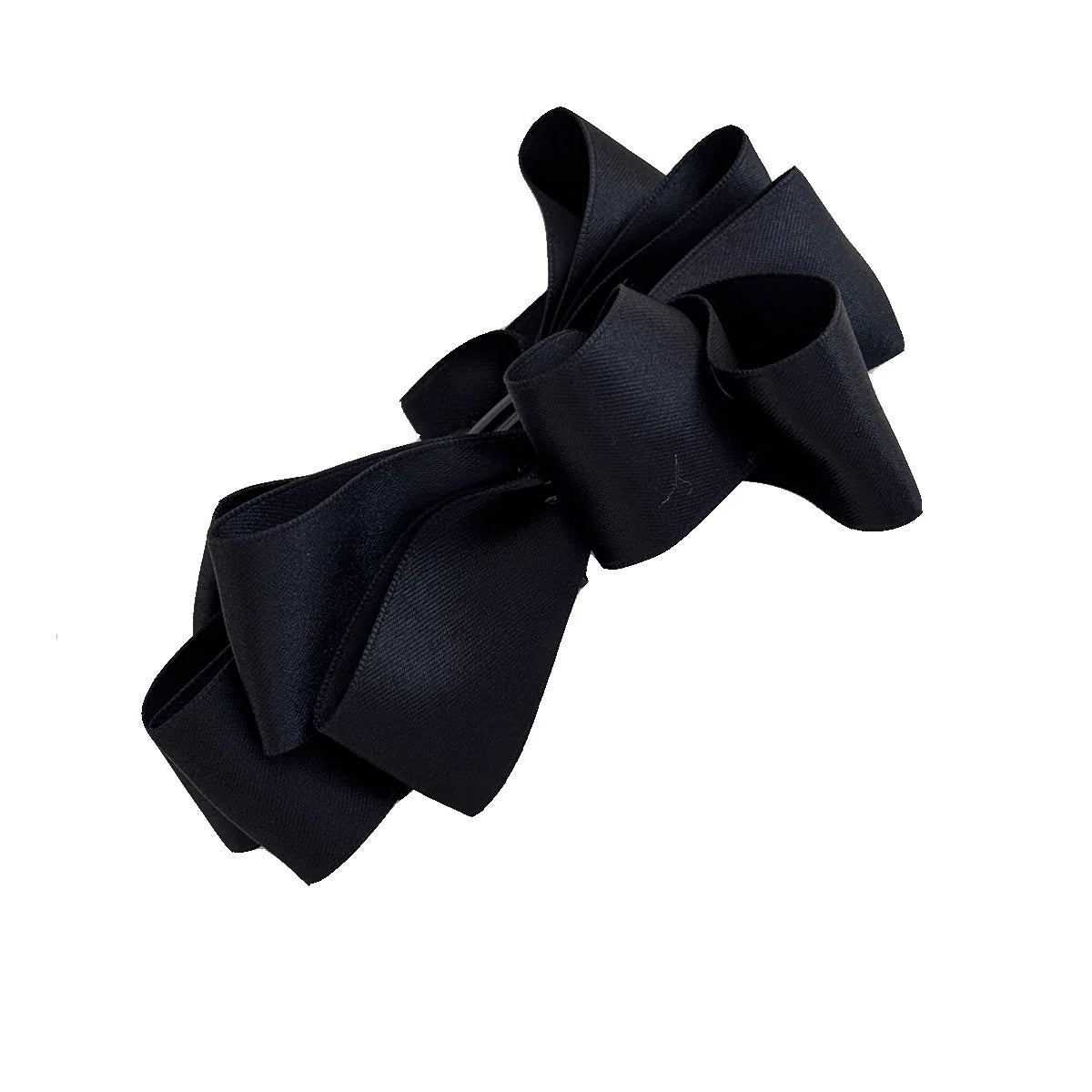 Hair Claw Clip Satin Bow Strong Grip for Thick Hair