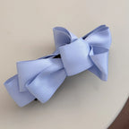 Hair Claw Clip Satin Bow Strong Grip for Thick Hair