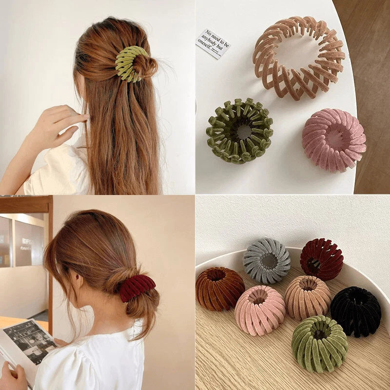 Hair Clip Twist-and-Snap Gentle Hold for Fine Hair