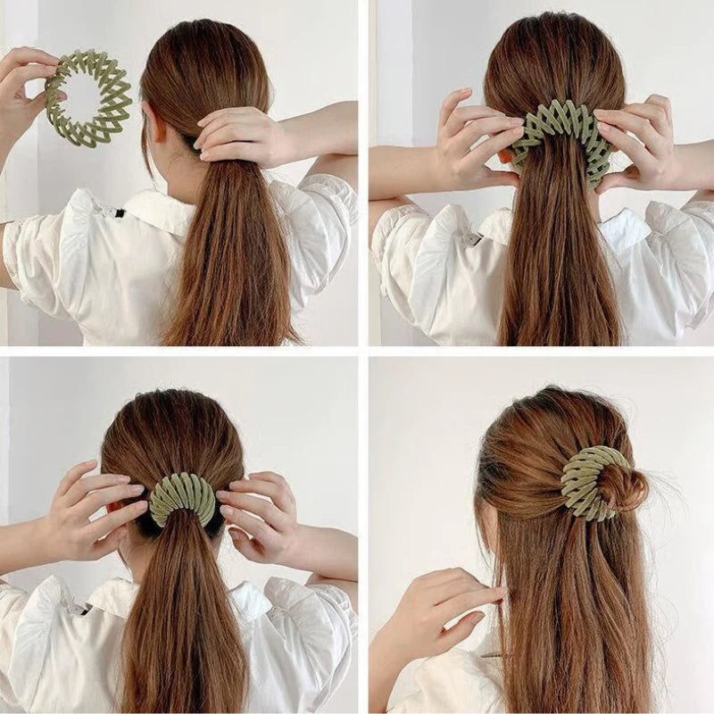 Hair Clip Twist-and-Snap Gentle Hold for Fine Hair