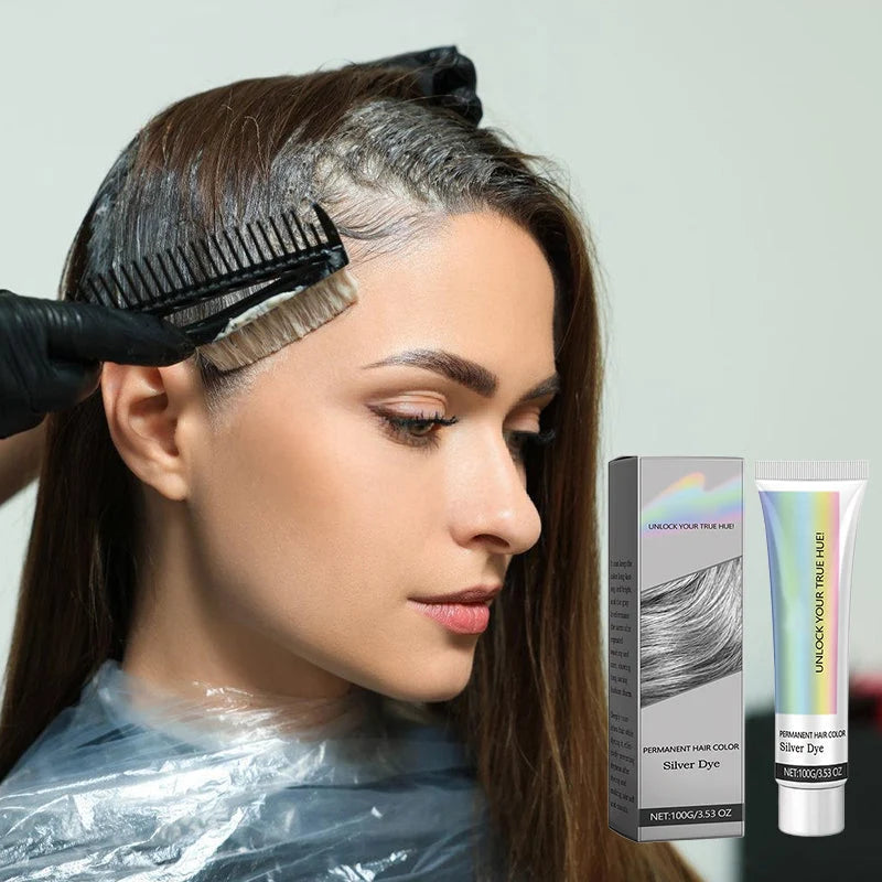 Hair Color Silver Ammonia-Free With Aloe & Plant Extracts