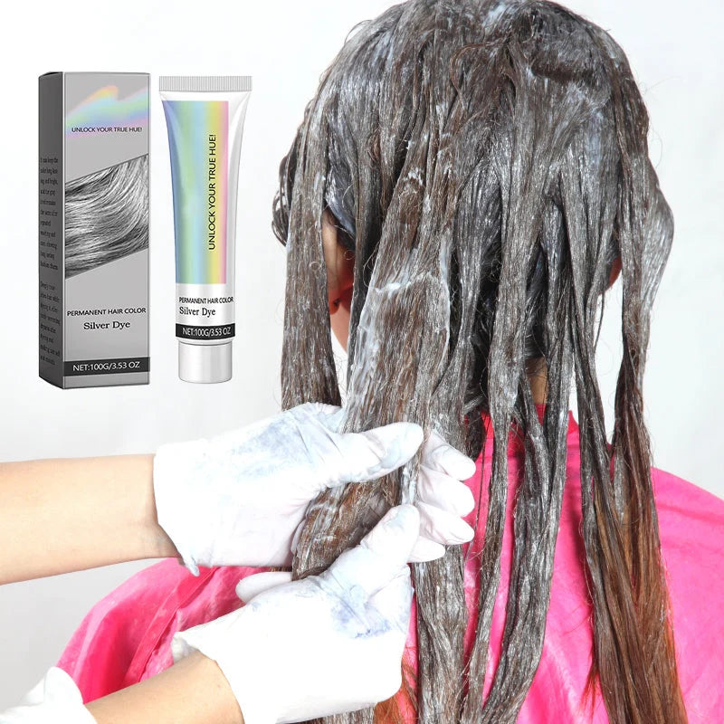 Hair Color Silver Ammonia-Free With Aloe & Plant Extracts