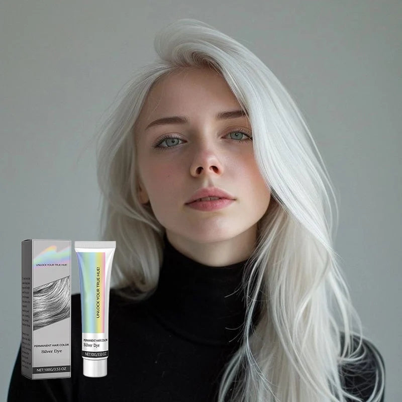 Hair Color Silver Ammonia-Free With Aloe & Plant Extracts
