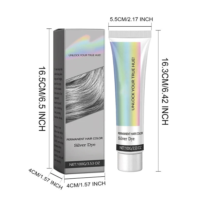 Hair Color Silver Ammonia-Free With Aloe & Plant Extracts