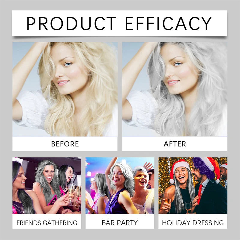 Hair Color Silver Ammonia-Free With Aloe & Plant Extracts