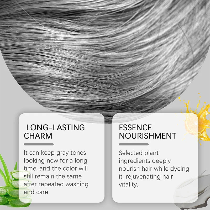 Hair Color Silver Ammonia-Free With Aloe & Plant Extracts
