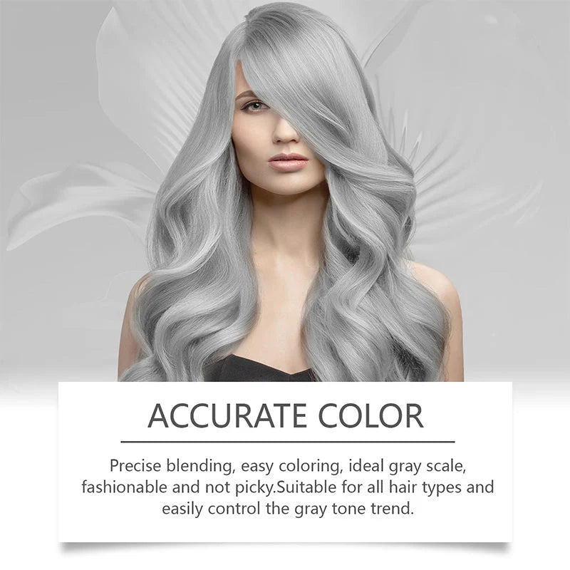 Hair Color Silver Ammonia-Free With Aloe & Plant Extracts