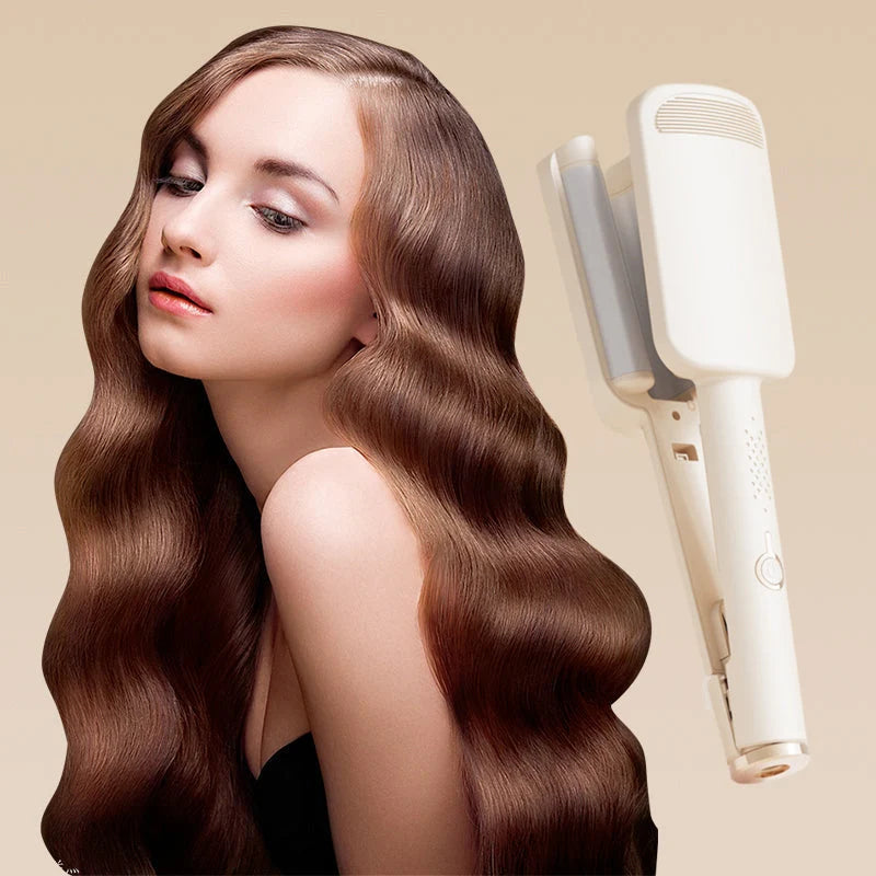 Hair Curler 32mm Wavy Barrel Ceramic-Coated Negative-Ion Technology