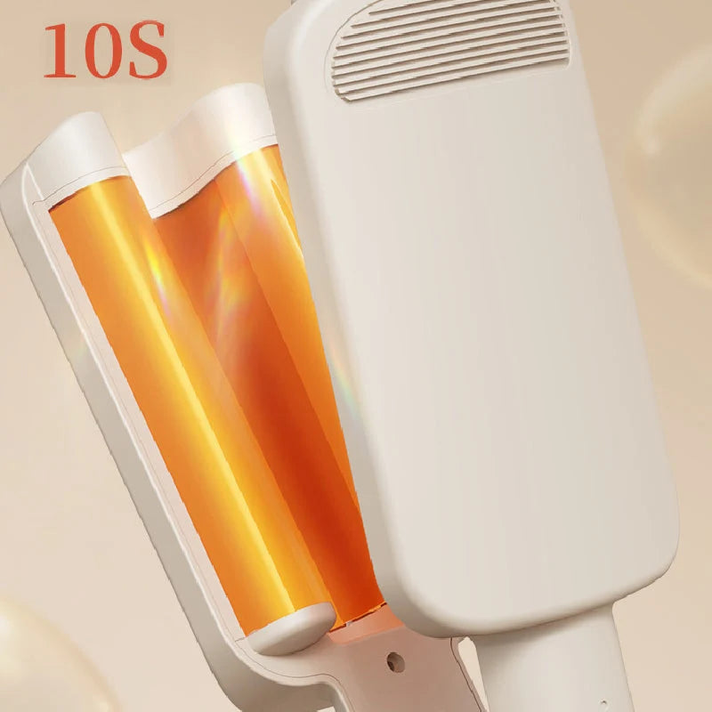 Hair Curler 32mm Wavy Barrel Ceramic-Coated Negative-Ion Technology